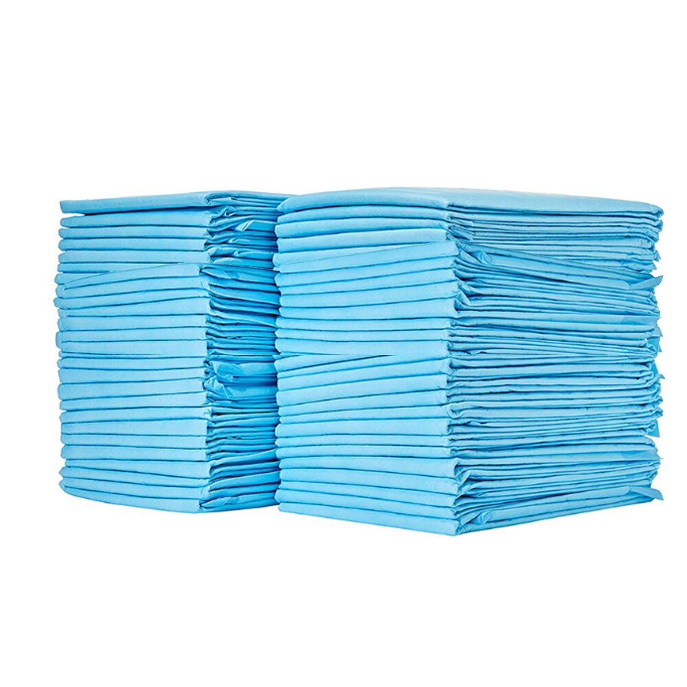 Healthy Nappy Mat For Cats Dog Diapers Cage Mat Pet Supplies Pet Diaper Dog Training Pee Pads Disposable: 100pcs 33x45cm