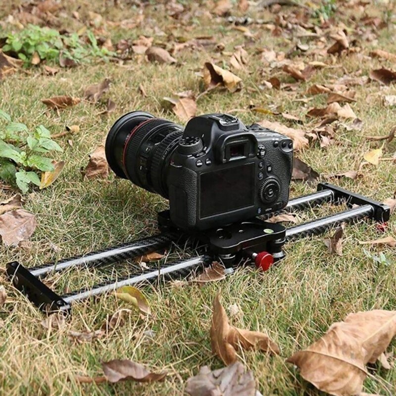 Camera Slider Video Track Dolly Rail Stabilisator Licht Carbon Rails Verstelbare Benen Dslr Camera Camcorder Track