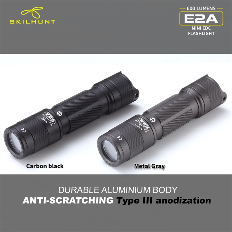 Skilhunt-Mini lampe à clé LED EPipeline, poche compacte, lampe de poche EDC, 600 lumens, 14500 AA, nouveauté