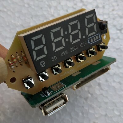 MP3-2101 consejos de voz con Panel de visualización decodificador USB teclado de grabación y Control remoto MP3-21: 802W