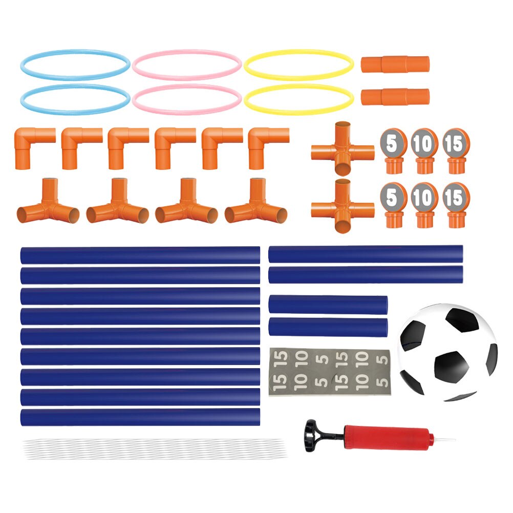 1 set 2- in -1 football net door children's ring toss game outdoor sports net for children