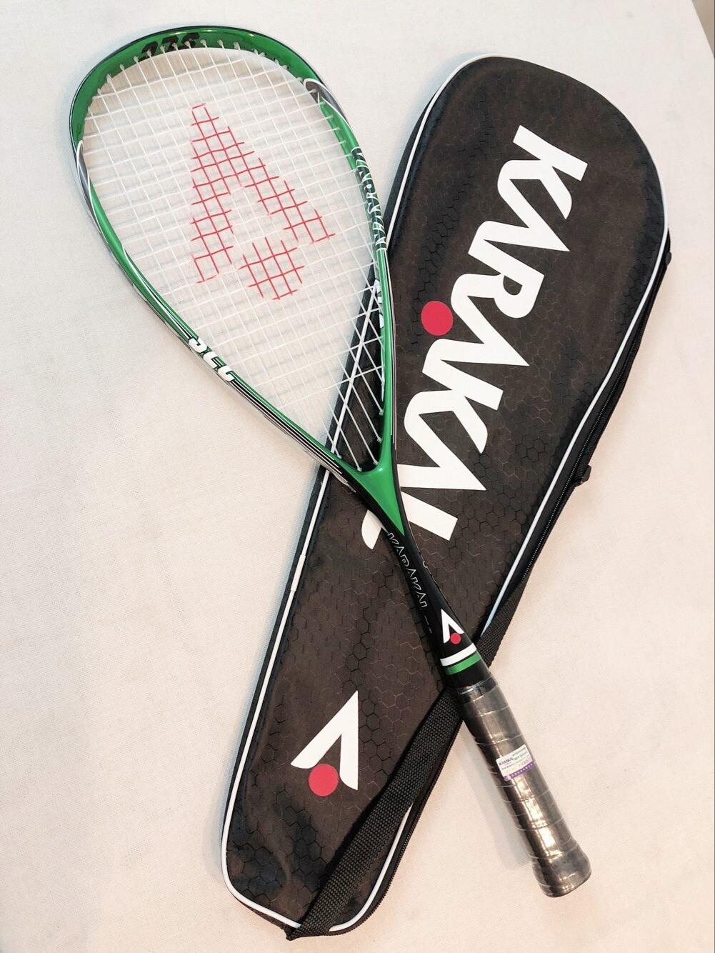 Äkta karakal squash racket 130g slc kolfibermaterial för squash sport träningsmatch spel för spelare elever raquete