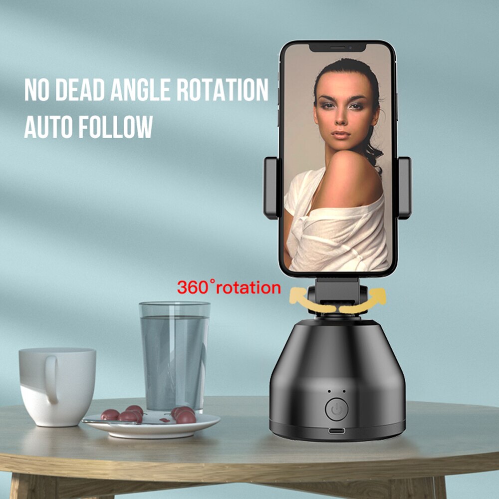 Clever Gimbal Bluetooth Selfie Stock Verfolgung Halfter 360 Grad Drehung Auto Gesicht Verfolgung Smartphone Vlog Schießen Telefon Halfter