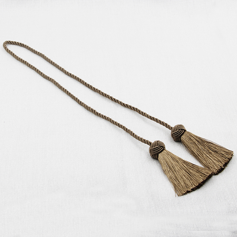 Porte-rideau à franges, 1 pièce, accessoires de salle, corde à boucle, tissage à la main, frange, Bandage, décoration de la maison