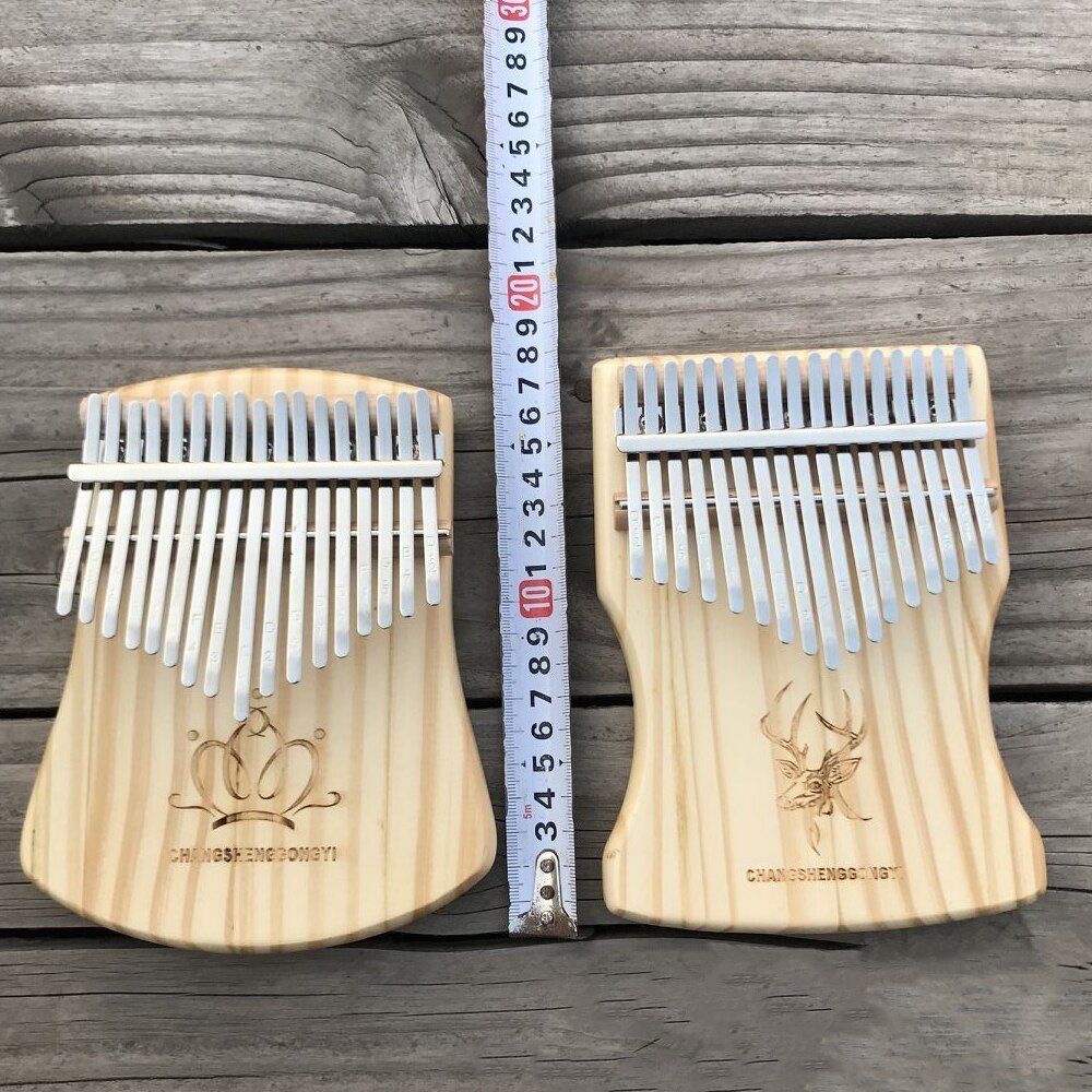 17 Keys Kalimba African Solid Thumb Finger Piano Wood Kalimba Portable Musical Instrument Thumb Piano