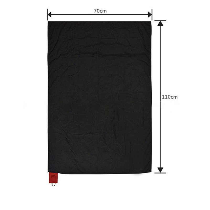70*110cm ultra-tynne bærbare sammenleggbare campingmatte lommer vanntett teppe utendørs piknikmatte sand strandmatte picknick telttrekk