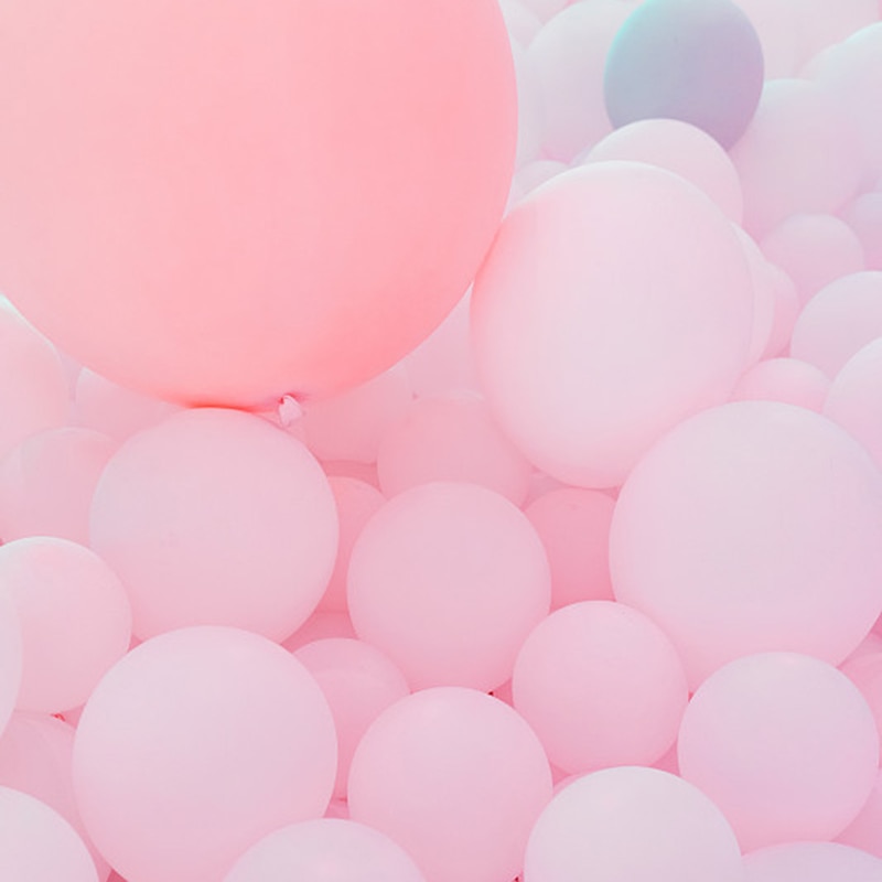 5 &quot;10&quot; 12 &quot;18&quot; 36 &quot;Matte Pure Roze Ballon Baby Shower Ronde Art Vorm Bruiloft verjaardagsfeestje Decoratie Romantische Ballonnen Speelgoed