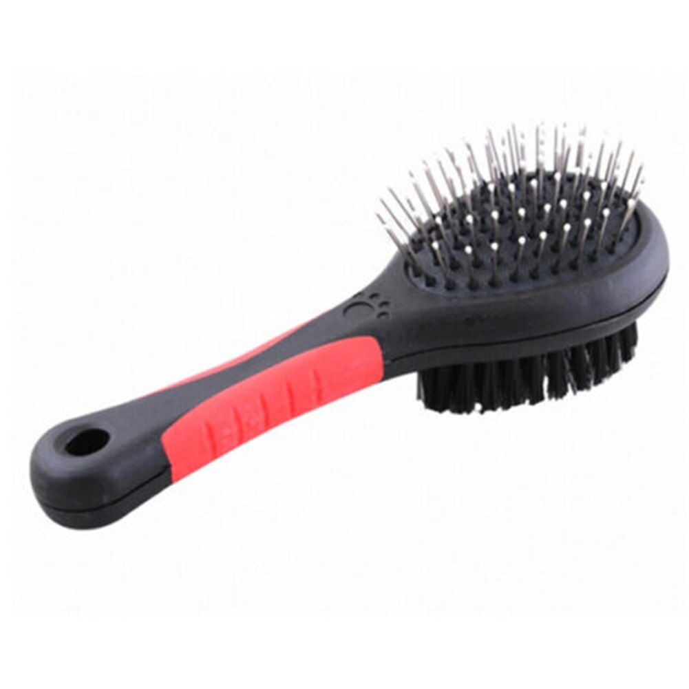 Dual Sided Pet Brush Pet Grooming Brush Dog and Cat Pin Brushes for Shedding Long and Short Fur Beauty Tools