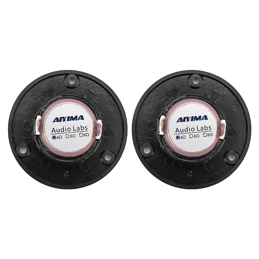 Aiyima 2 Stuks 3 Inch Tweeter Sound Music Speaker 25 Kern Zijde Membraan 4 6 Ohm 20W Treble Hifi speaker Home Theater Luidspreker