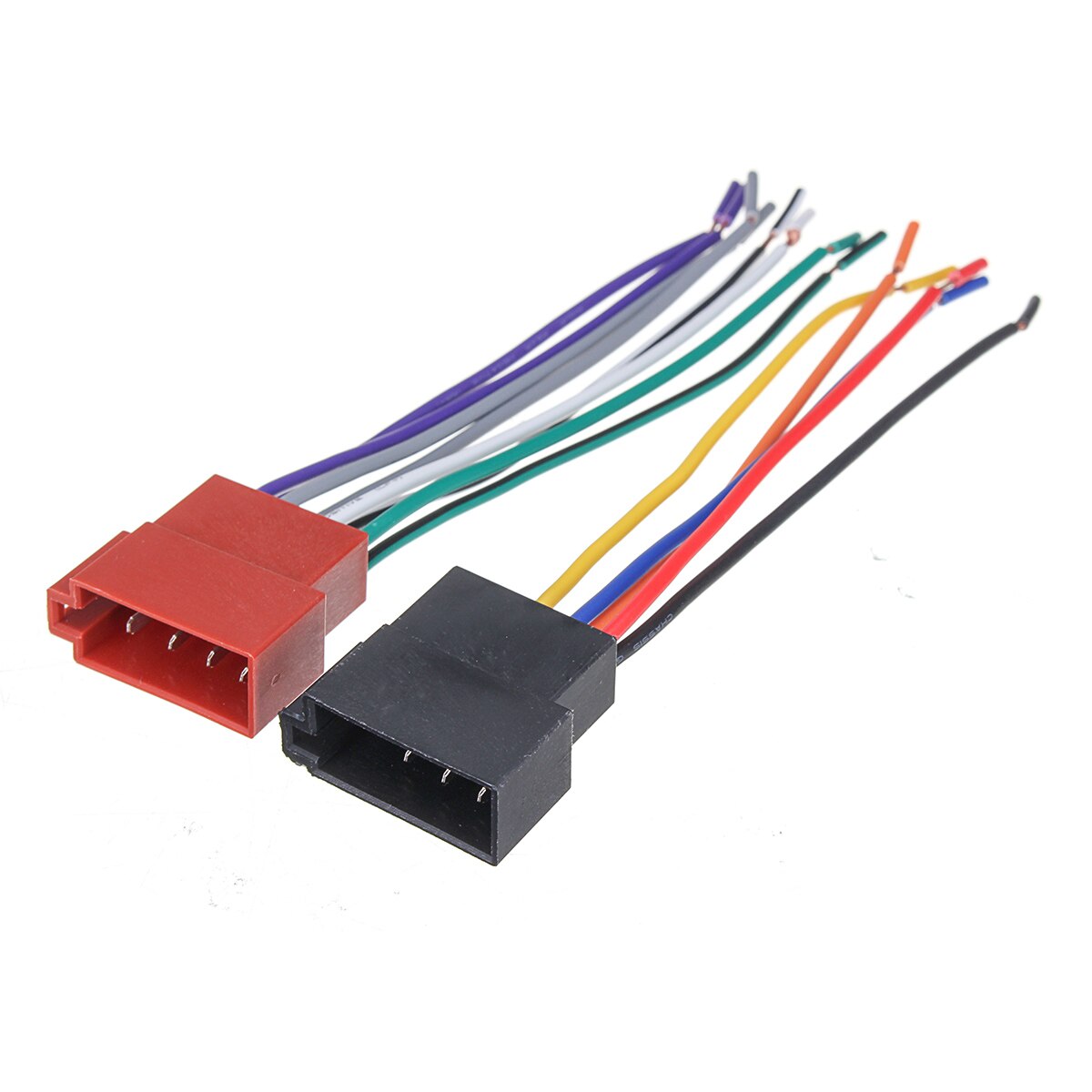 Universal Car Stereo Female ISO Radio Plug Adapter Wiring Cable Stereo Harness