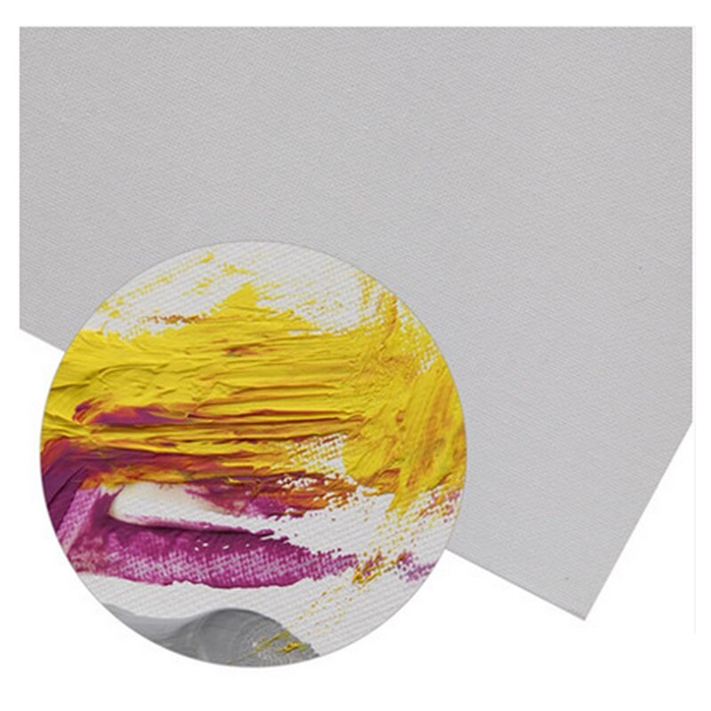 PHOENIX Canvas Panel Pure Cotton Drawing Board Oil Acrylic Painting Square Rectangle Round Oval Shape