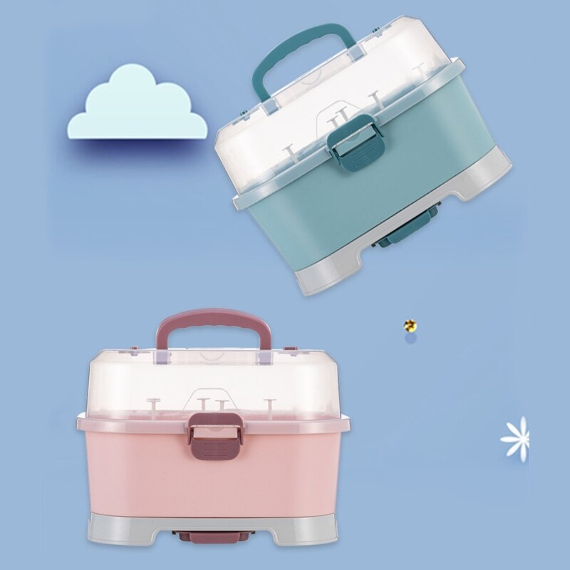 Étagère de séchage de biberons pour bébé, boîte de rangement de biberons pour -né, vaisselle 24BE