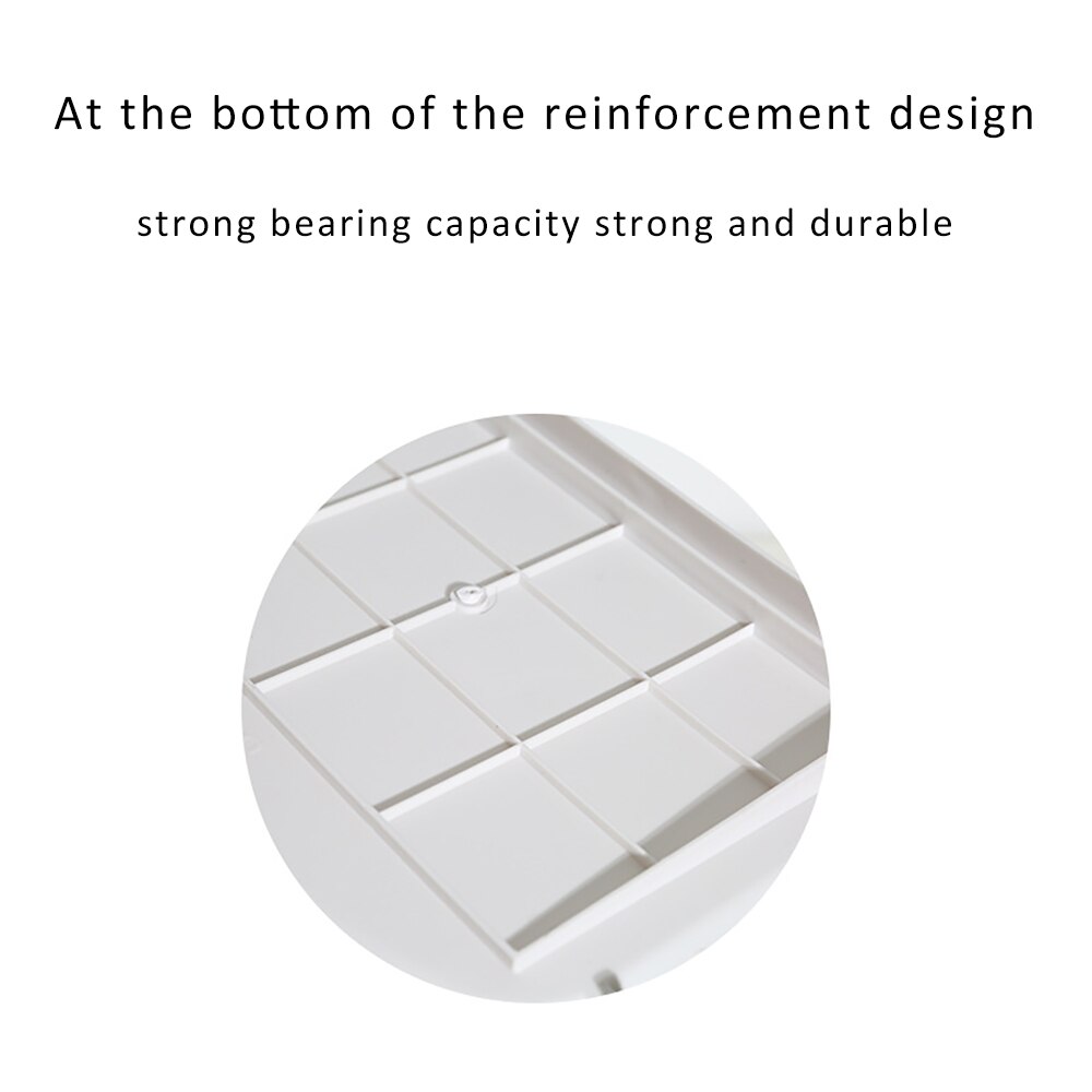 Kitchen Storage Basket Plastic Multi-functional Hollow Vegetables Fruit Racks with Cover Storage Basket for Organizers Stackable