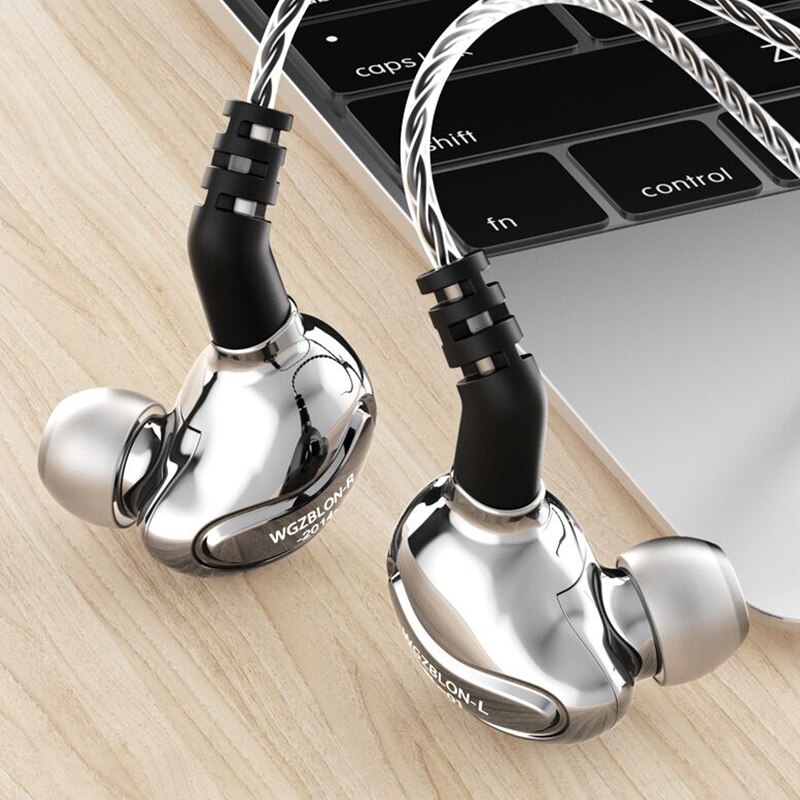 BLON BL-01 BL01 10MM Bioloical Fiber Diaphragm In Ear Earphone HIFI DJ Sport Earbuds With 2 Pin Cable BLON BL03 BL05 BL05S