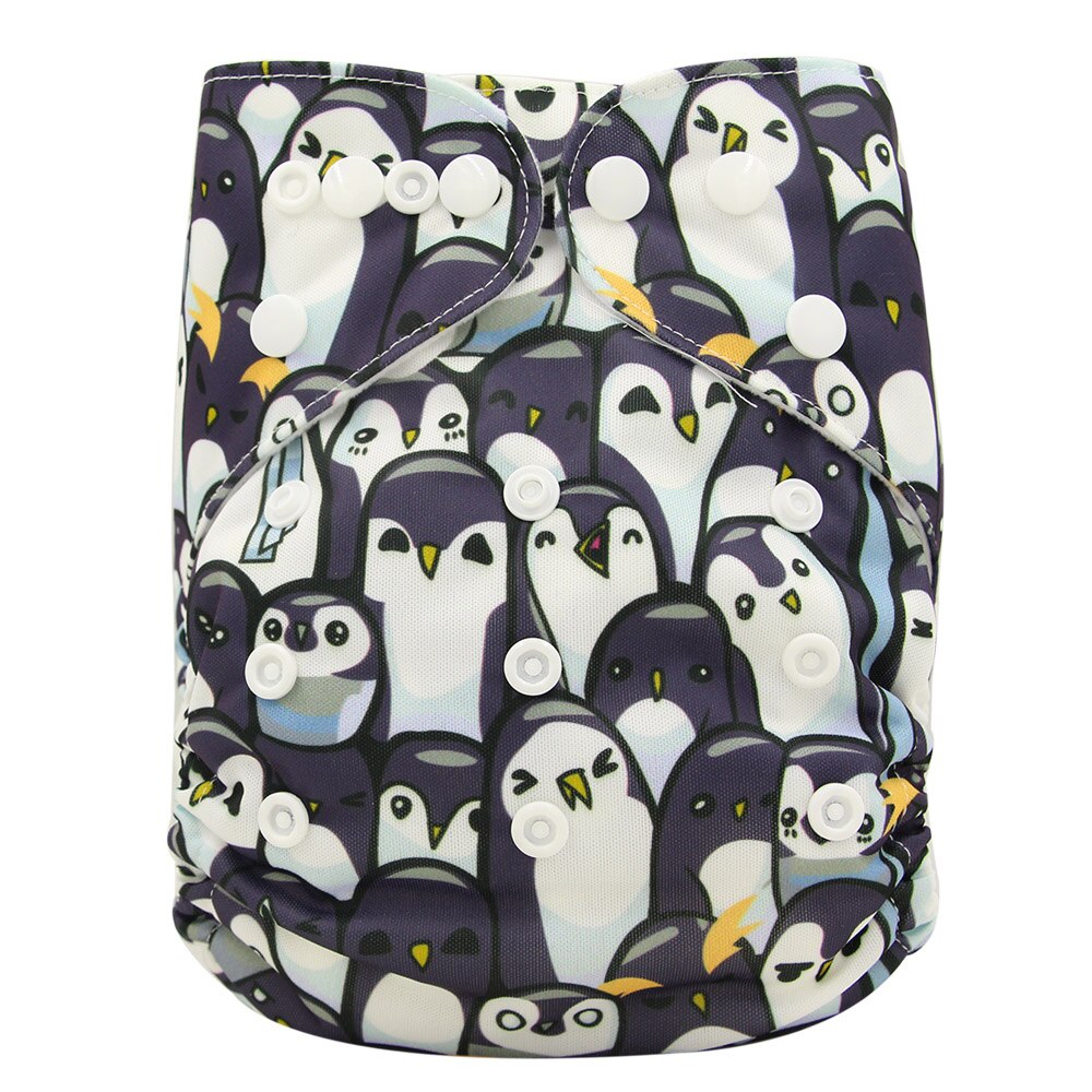 waschbar Baby Tuch Windel Tasche Wasserdicht Cartoon Tier Baby Windeln Reusable Tuch Windel Anzug 0-3 Jahre 3-15kg Baby: OB132