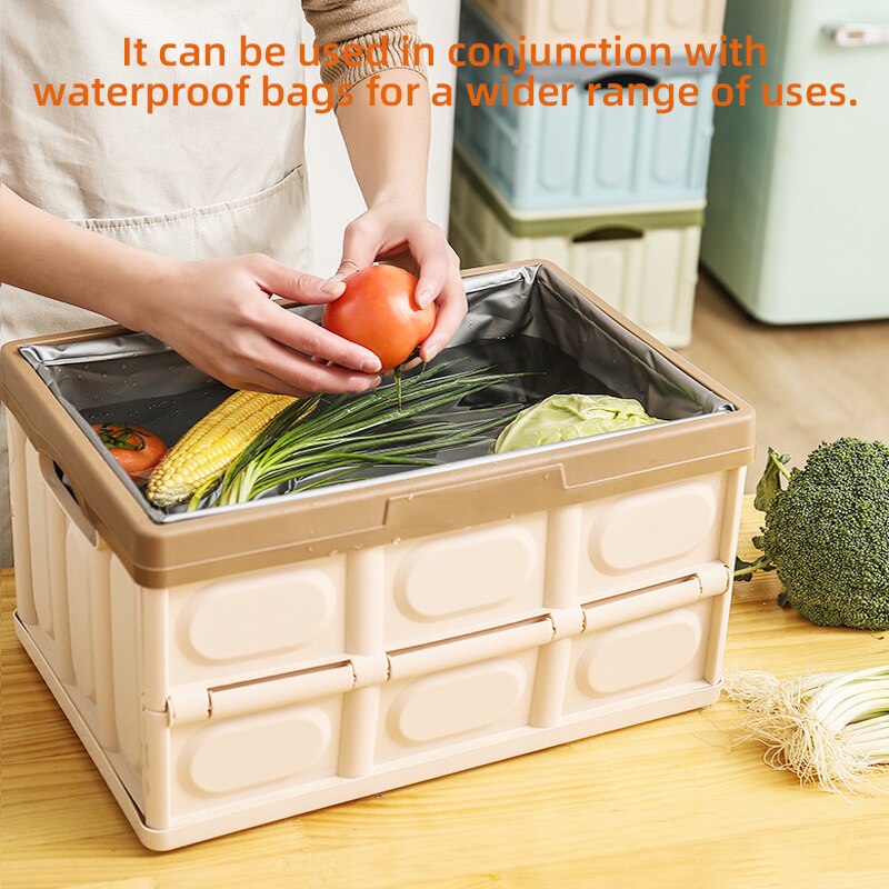 Car storage box Car storage tools Foldable storage box for trunk Multifunctional folding storage box Water storage box 28L