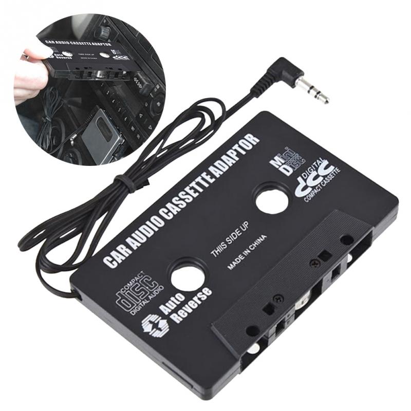 Home Car Audio Tape Mp3 CD 3.5mm Jack Stereo Travel Radio Tool Cassette Adapter