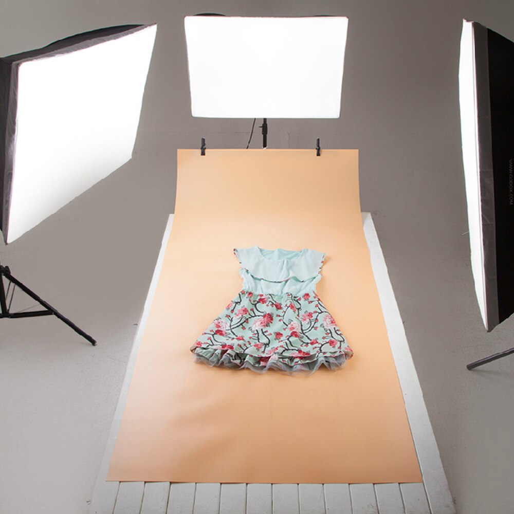 68*130cm jednokolorowe matowe matowe pcv tło płyta fotografia tło materiałowe wodoodporne przeciwzmarszczkowe