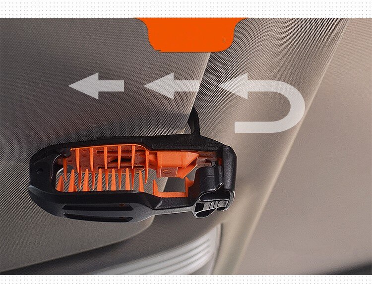 Auto Styling Voor Leven Zonnebril Brillen Glazen Houder Case Auto Zonneklep Interieur Accessoires Stabiele Installatie