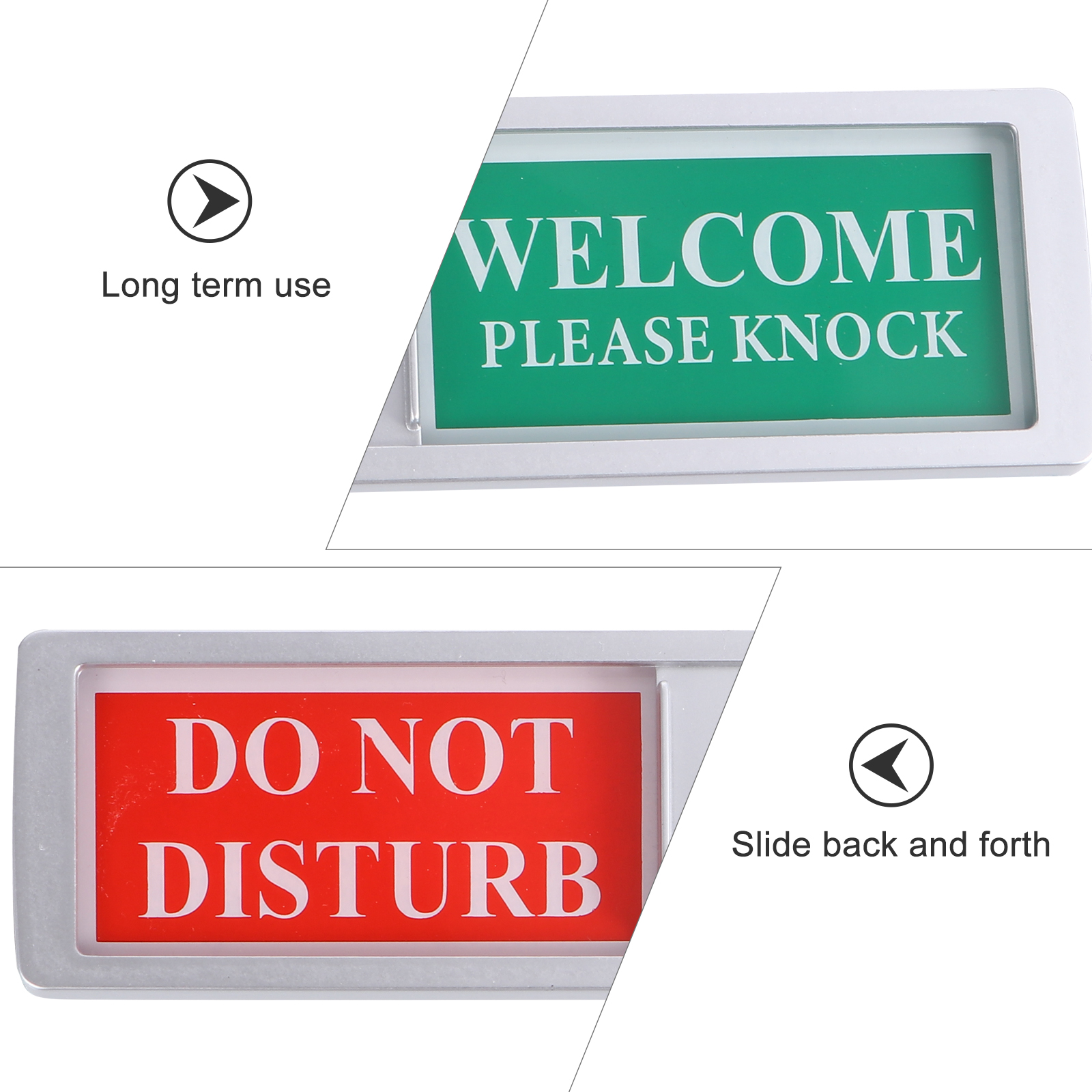Por favor, não perturbe porta Privacy Indicator, Slider Welcome Signs, Conferência Ocupado Placa, Escritório, Banheiro, Hotel