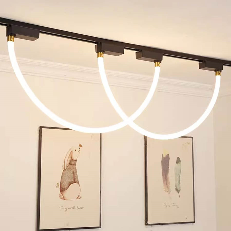 Lampa szynowa doprowadziło 24W 100CM, nowoczesne reflektory doprowadziło na szynę, lampa szynowa doprowadziło robić sufitu z taśmą doprowadziło robić salonu, dekoracja ściany tła