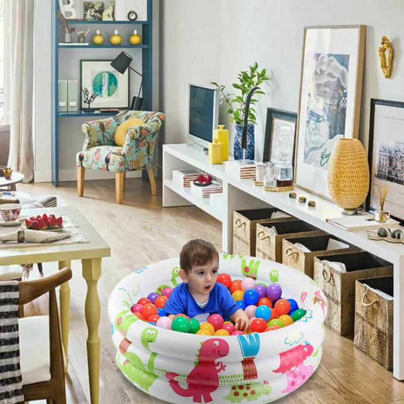 Summer Animal Printed Portable Inflatable Baby Swimming Pool PVC Indoor Outdoor