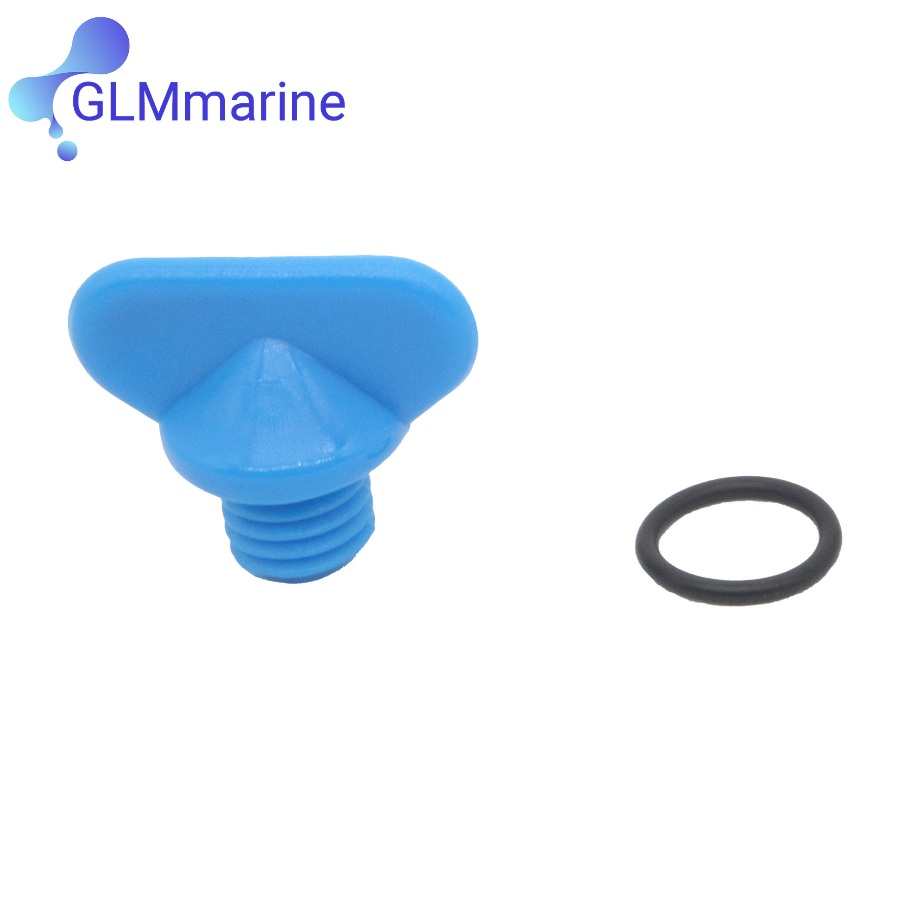 5 Stuks 22-806608a02 5 Pak Uitlaat Spruitstuk Water Afvoer Blauwe Plug Voor Mercruiser 22-806608a1 22-806608a02 8m2000874
