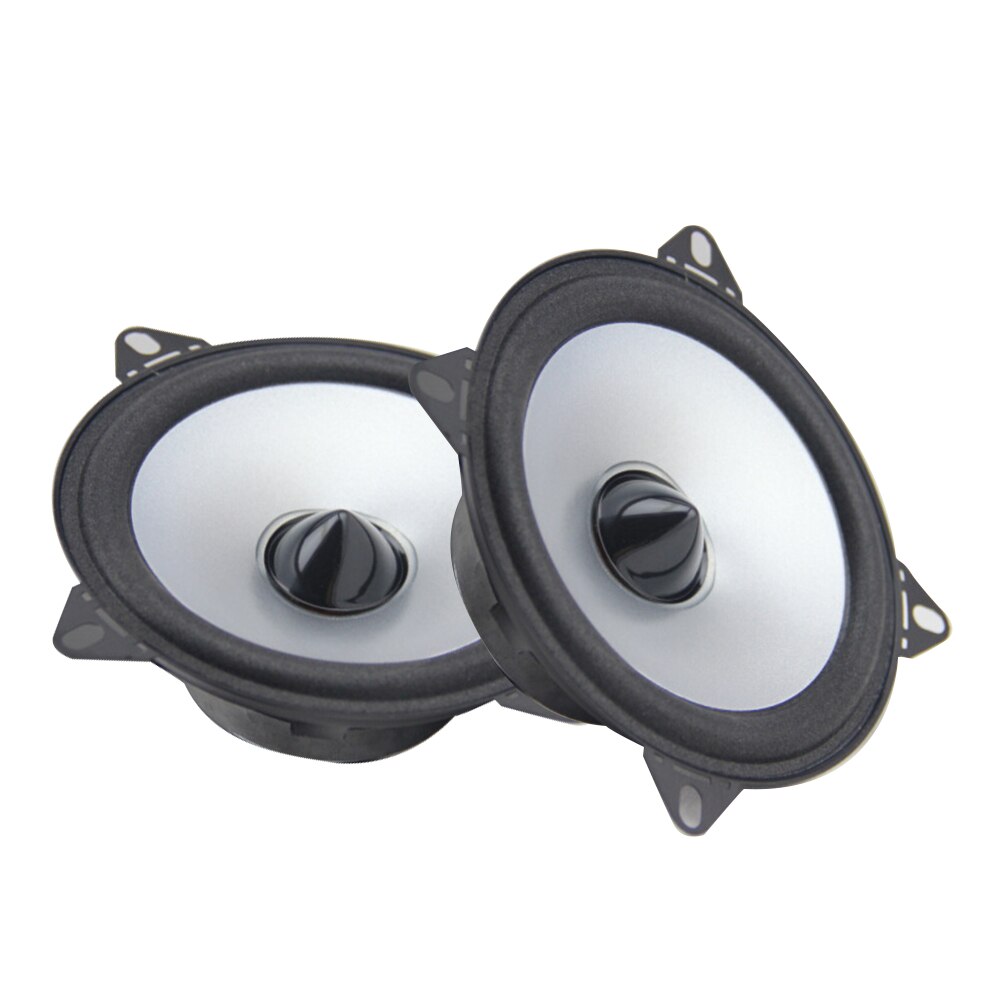 1 Pair 4 Inch Monomer Sound Car Speaker Loud Music Horn Audio Full Range Stereo Coaxial Auto HIFI Easy Install Vehicle