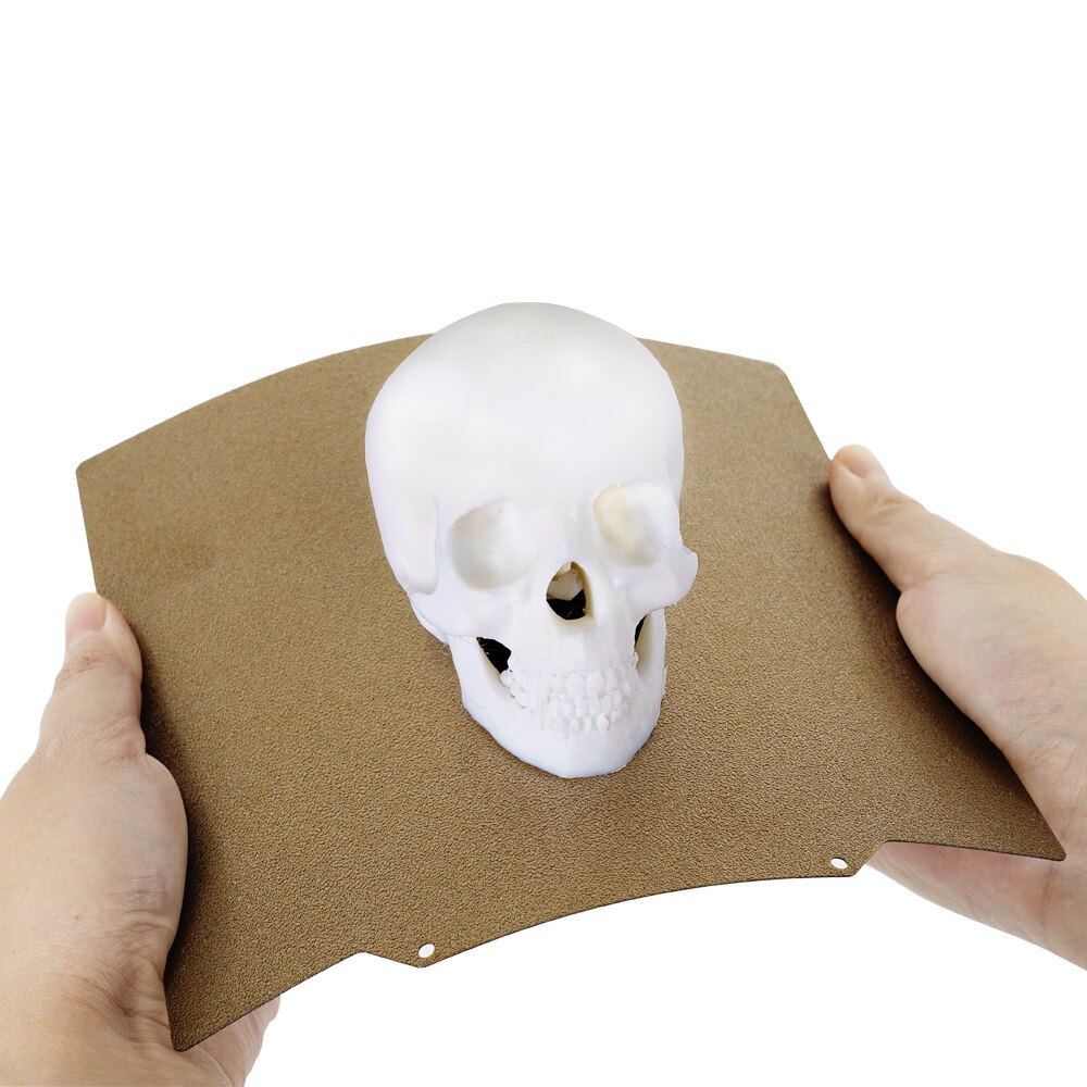 Kingroon 3d drucker-heizbett, pei-aufkleberentfernung, pei-federstahlblech, vorinstallierte pei-flex-magnetbasis für  kp3s 3 cr10