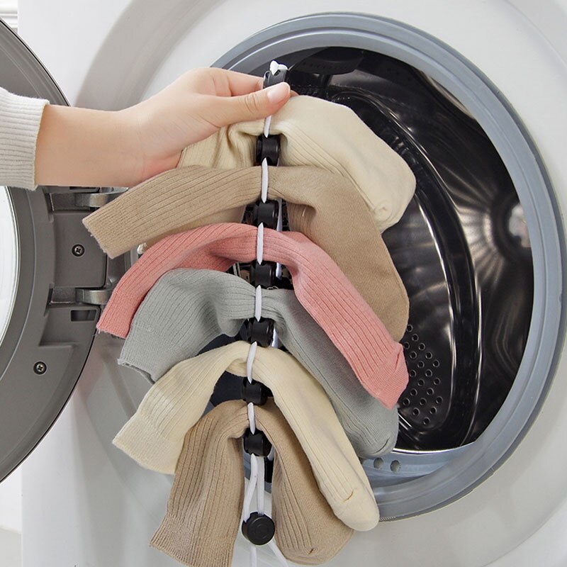 Multifunktionstøjslinjer vaske tørre sokker lanyard tøj artefakt hjemmestrømper hængende rebstativ