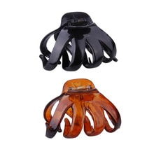 Pinza grande para el pelo para mujer, pinzas de plástico gruesas para el pelo, pinzas para el pelo para mujer, horquilla con forma de pulpo, accesorios para el cabello