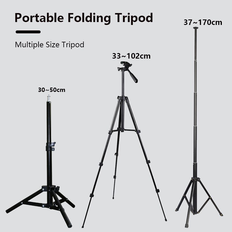 Anillo de luz con trípode para selfi, lámpara de anillo redondo de 26 cm, luz Led para teléfono, iluminación de luz derecha para sesión de fotos, Bering