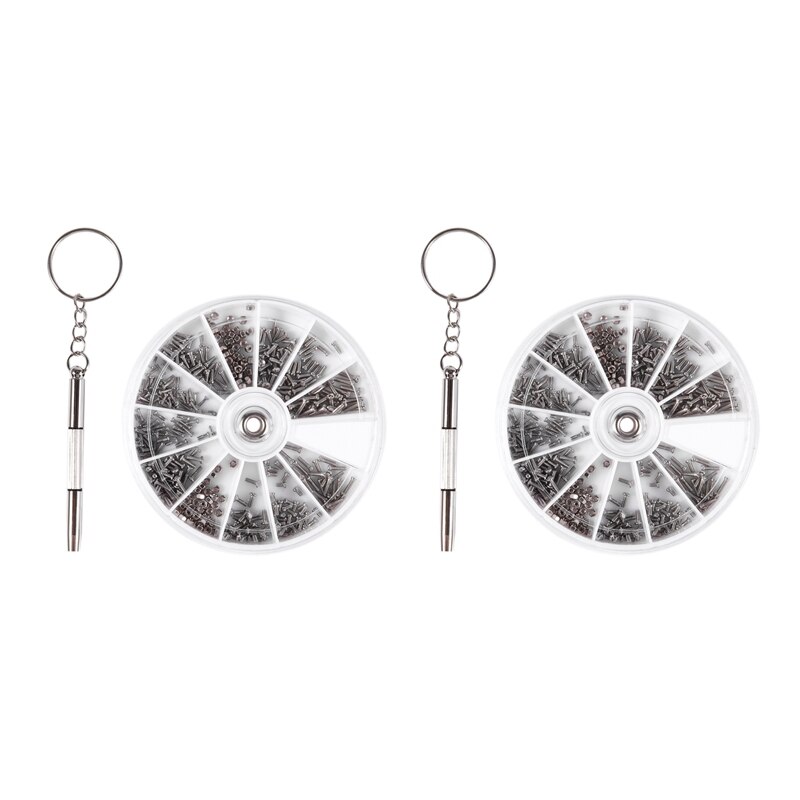 Rechargeable Mini Portable Fans 600 Stück Edelstahlschrauben Und Muttern Mit M1 M1.2 M1.4 M1.6 Schraubenmuttern-Sortiment-Set, Für Uhren, Brillen, Elektronik Oder Andere Reparaturen Mini Chainsaws