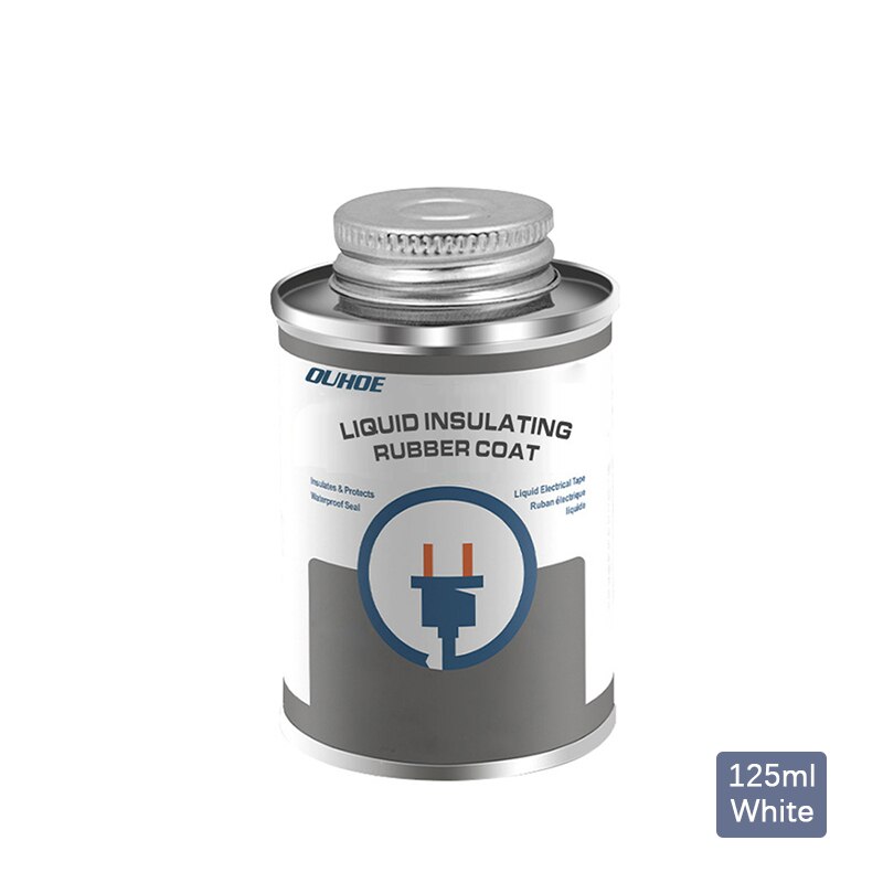 30/125ml Liquid Insulating Tape Repair Rubber Electrical Wire Cable Coat Fix Line Glue Waterproof Seal Temperature Resistant