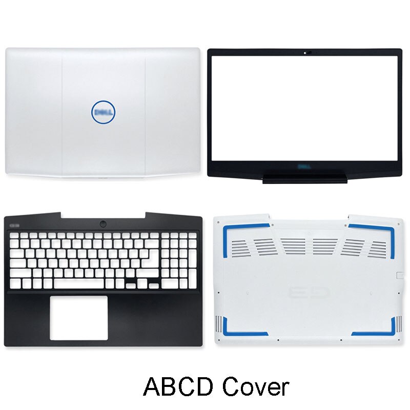 Laptop LCD Back Cover For Dell G3 3590 Series A B C D Top Cover Front Bezel Palmrest Bottom Case Hinges White 03HKFN