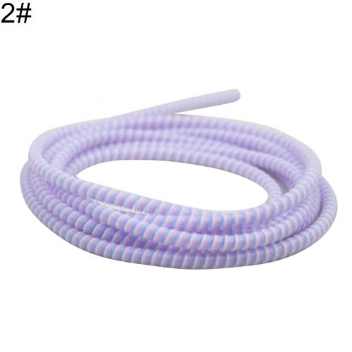 1.4m spirali USB kabel cyfrowy Protector Saver pokrywa nawijarka do drutu długi typ uniwersalny telefon ładowarka Lightning kabel przewód: 2