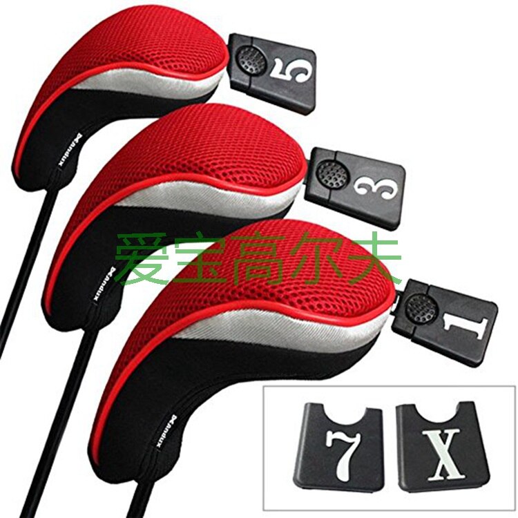 3Pcs/Set Club Heads Cover Soft Wood Golf Club Driver Headcovers Professinal Golf Head Covers Protect Set 5 Colors