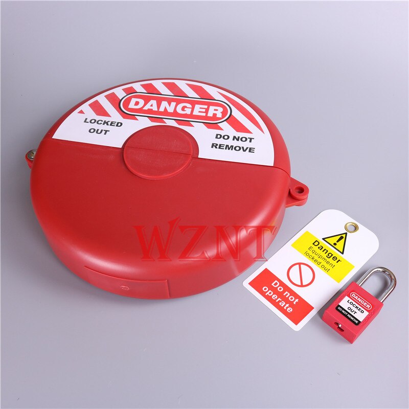 Loto -laitteet venttiileille, venttiilin lukituslaitteet, sulkuventtiilin lukitus: G04 riippulukolla