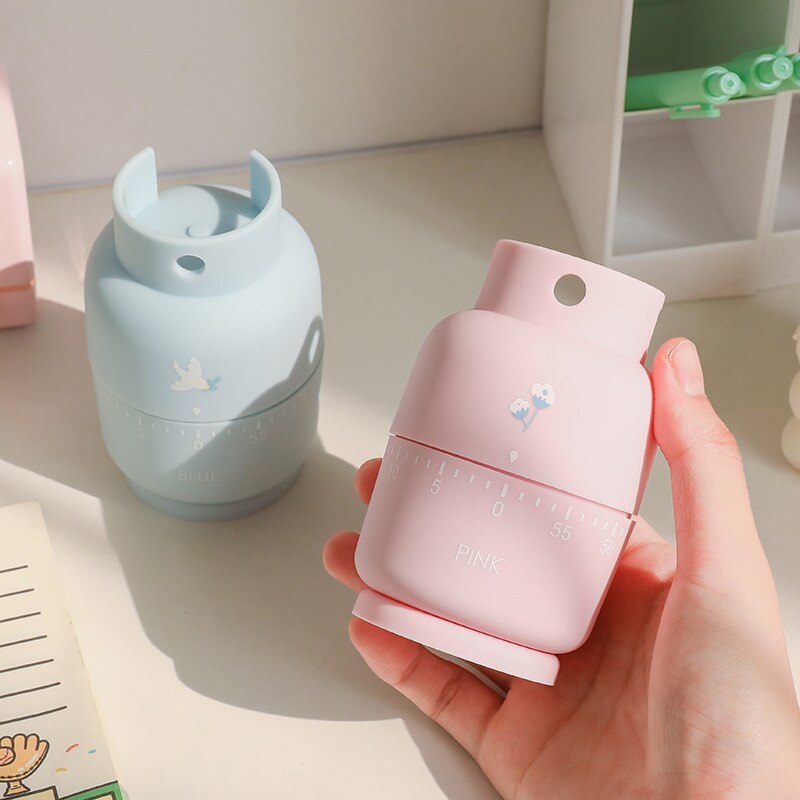 Kitchen Timer Mechanical Gas Tank Alarm Clock Reminder 1 Hour Cooking Tools Accessories Cooking Clock Kitchen Accessories