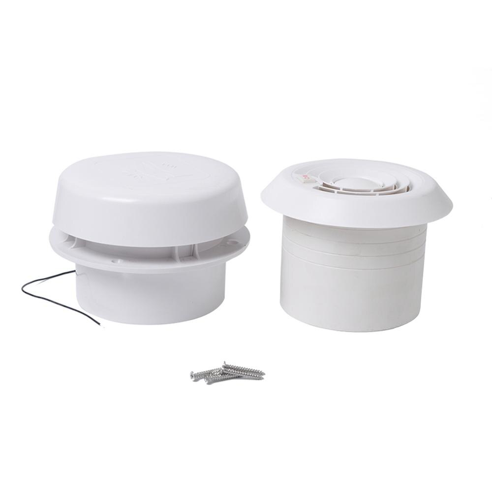 Caravana rv acessórios 12v rv telhado cogumelo cabeça silencioso ventilador 12v volt branco rv telhado ventilador de ventilação de ar camper viagem reboque 5.0
