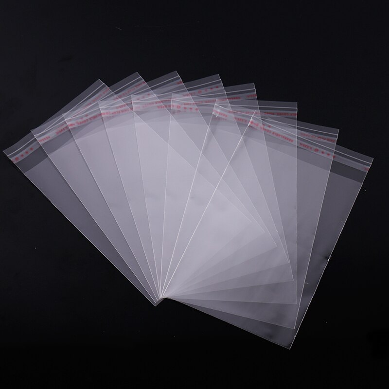 Clear Self-adhesive Cello Cellophane Bag Self Sealing Small Plastic Bags for Candy Packing Resealable Cookie Packaging Bag Pouch