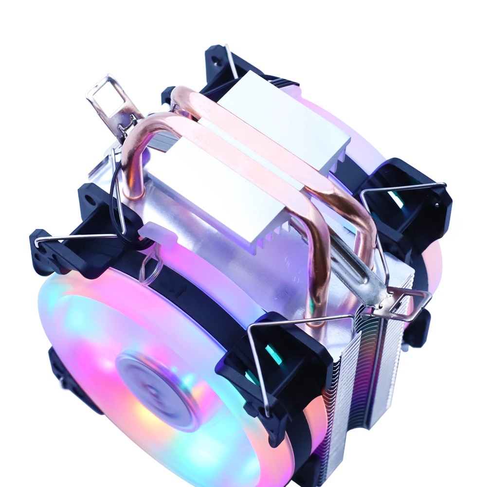 Wovibo Cpu Cooler Cooling Fan 3PIN 4Pin Ventilador Stille Voor Intel 775 1150 1151 1155 1200 1366 X79 X99 AM3 AM4 Radiator