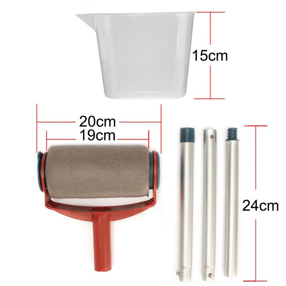 Paint Runner Pro Roller Brush Tool Flocked Edger Office Wall Painting Roller Paint Brush Paint Roller