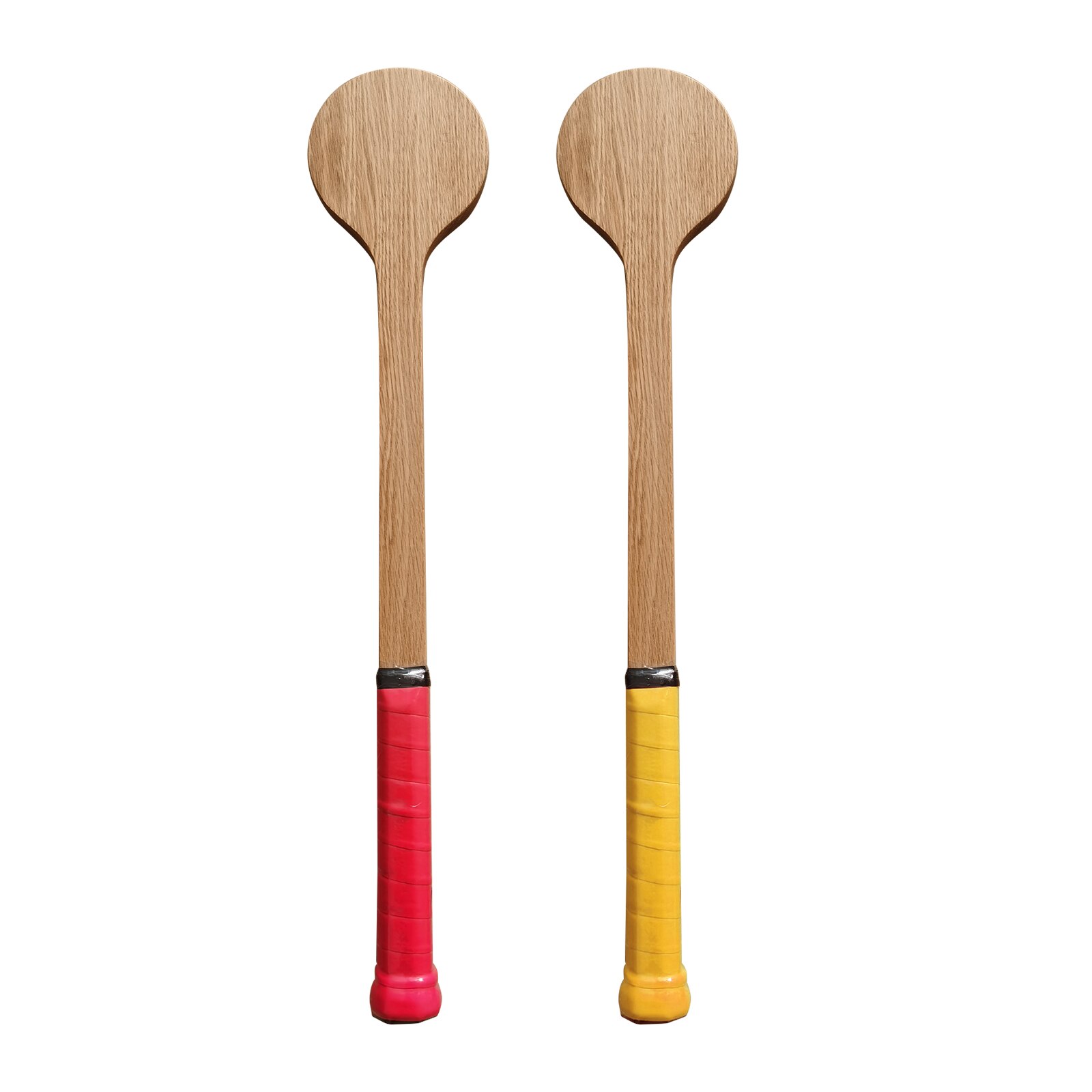 Raquete de madeira para treinamento, equipamento de prática de raquete para treinamento, com colher e balanço de ponto doce