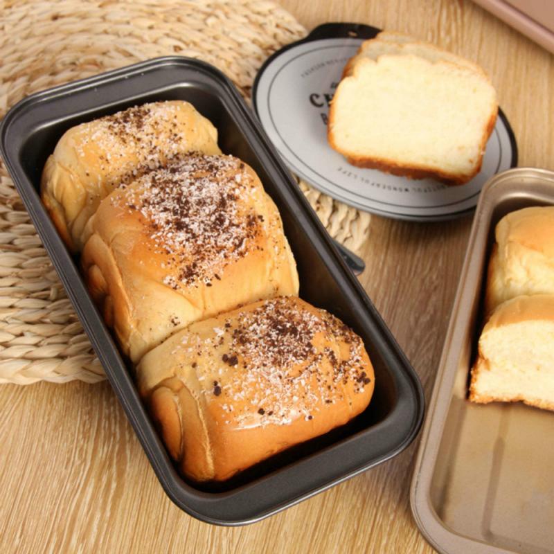 Rechthoek Pan Brood Toast Brood Cakevorm Carbon Steel Loaf Gebak Non Stick Pan Bakvorm Bakvormen