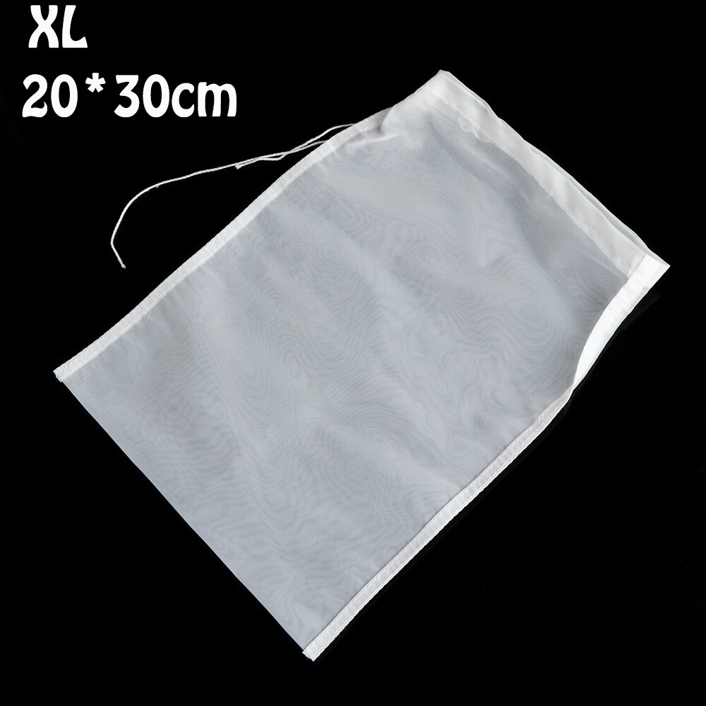 1pc fina nylonnät siktar silar mat special mutter mjölkpåse kaffe filter ostduk vin sil matlagning durkslag accesso: Xl