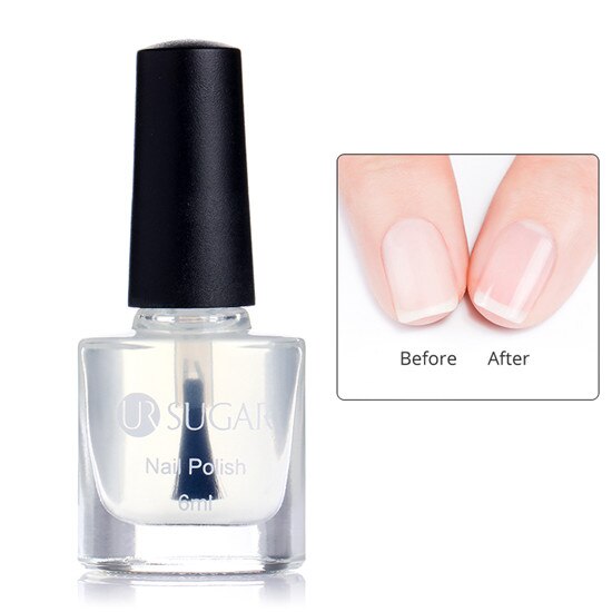 Ur Suiker 6 Ml Snoep Nail Kleur Nagellak Licht Roze Geel Blauw Shining Nail Art Varnish Vernis Voor Nail diy: Base coat