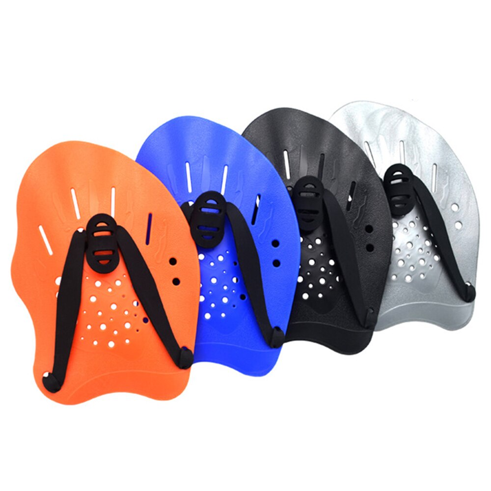 Swimming Paddles Swim Practice Correction Paddling Tools Durable Adjustable Silicone Hand Webbed Swimming Gloves