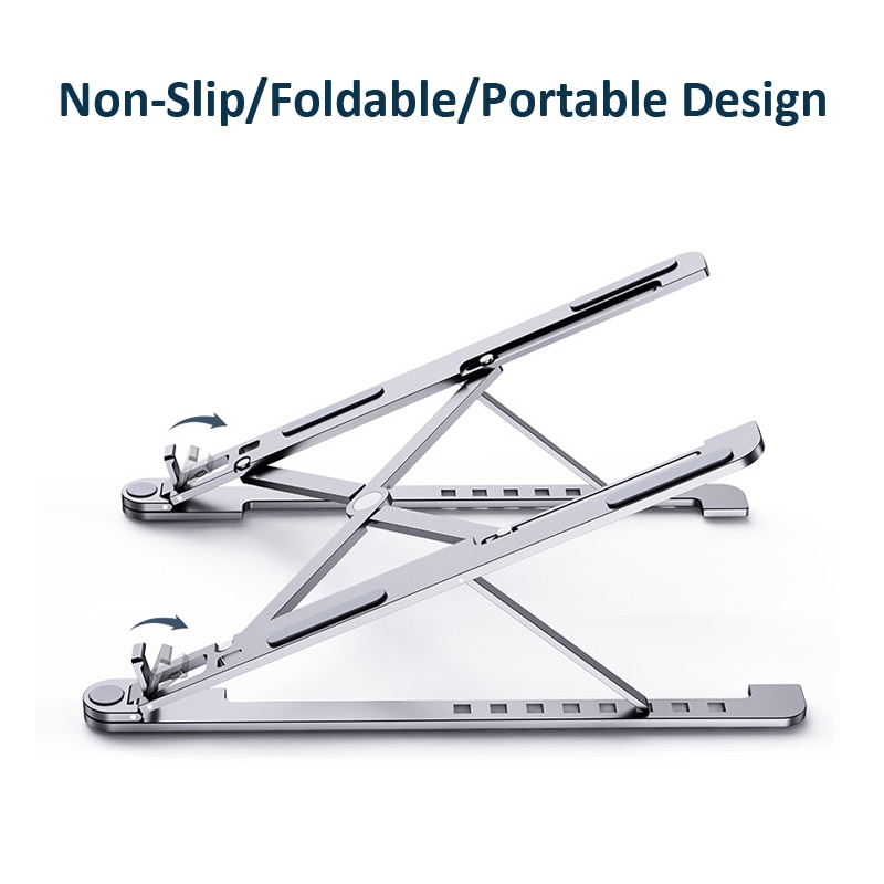 Factory Direct Portable Laptop Stand Holder For Macbook Pro Adjustable Suporte Notebook Stand Laptop Stand For Bed