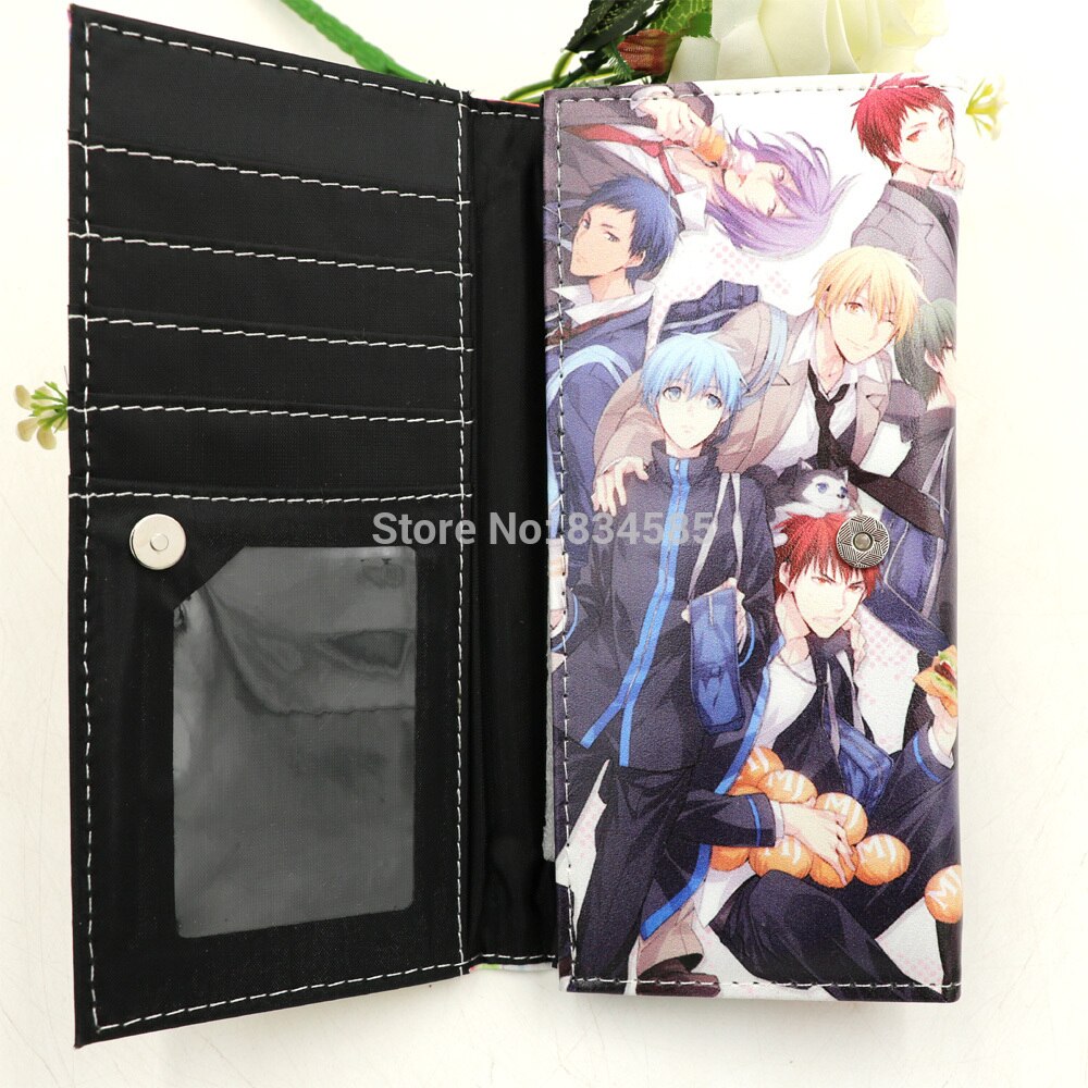 Kuroko no Basket Anime Portafoglio In Pelle Sintetica Macchie Solari basket Supporto di Carta Della Borsa Kuroko Tetsuya/Kagami Taiga Sacchetto Dei Soldi